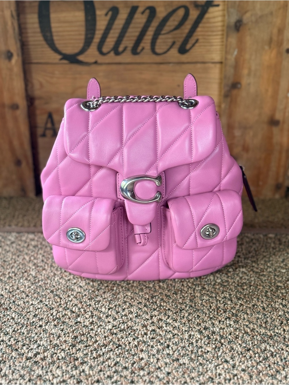 Coach Pillow Quilted Tabby Backpack